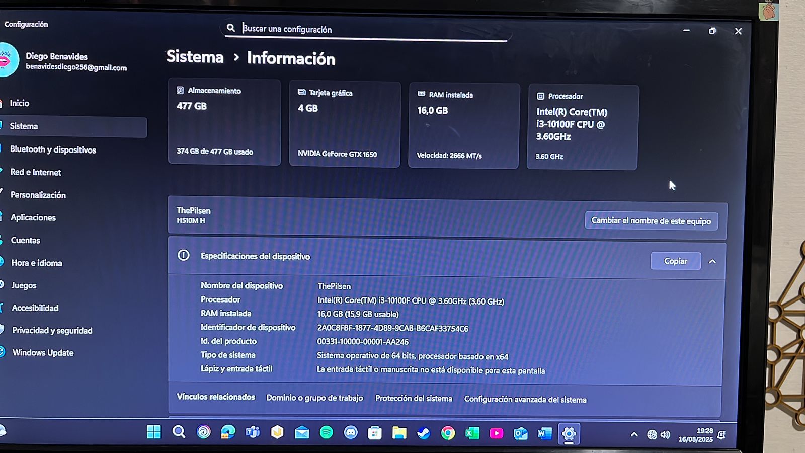 PC gamer armado - Imagen 3