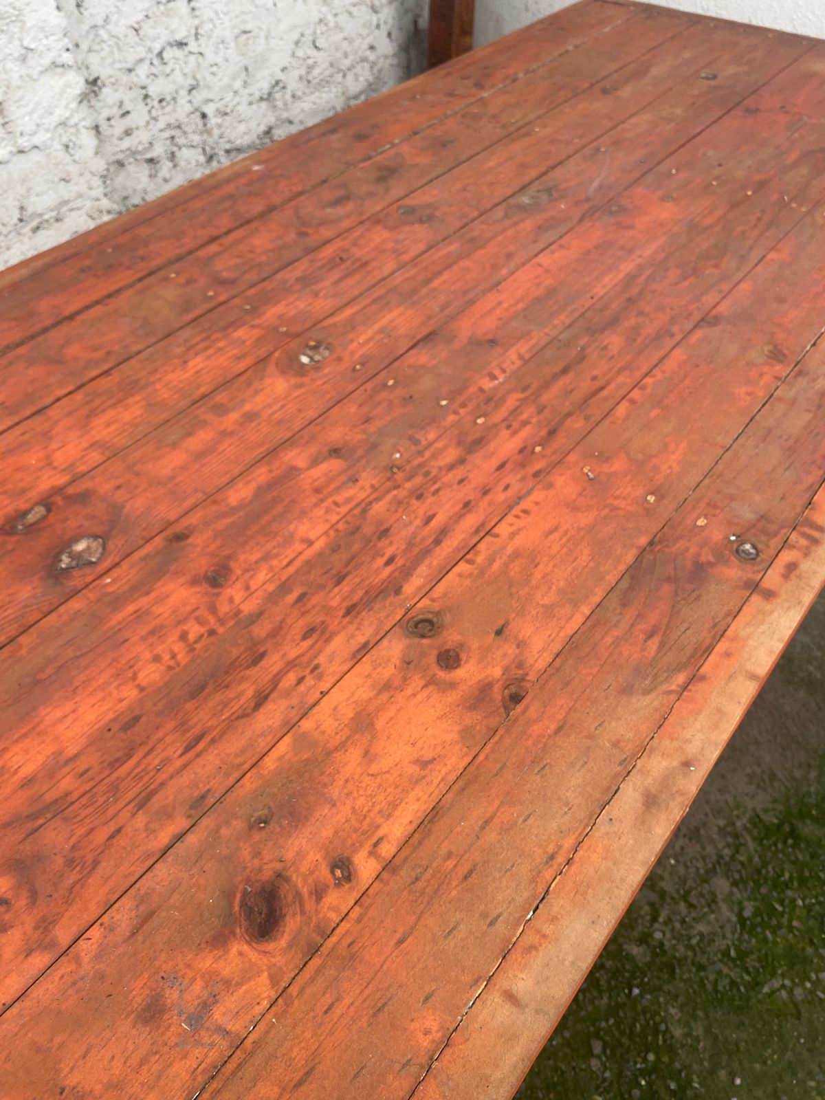 Mesa de comedor madera para terraza - Imagen 4