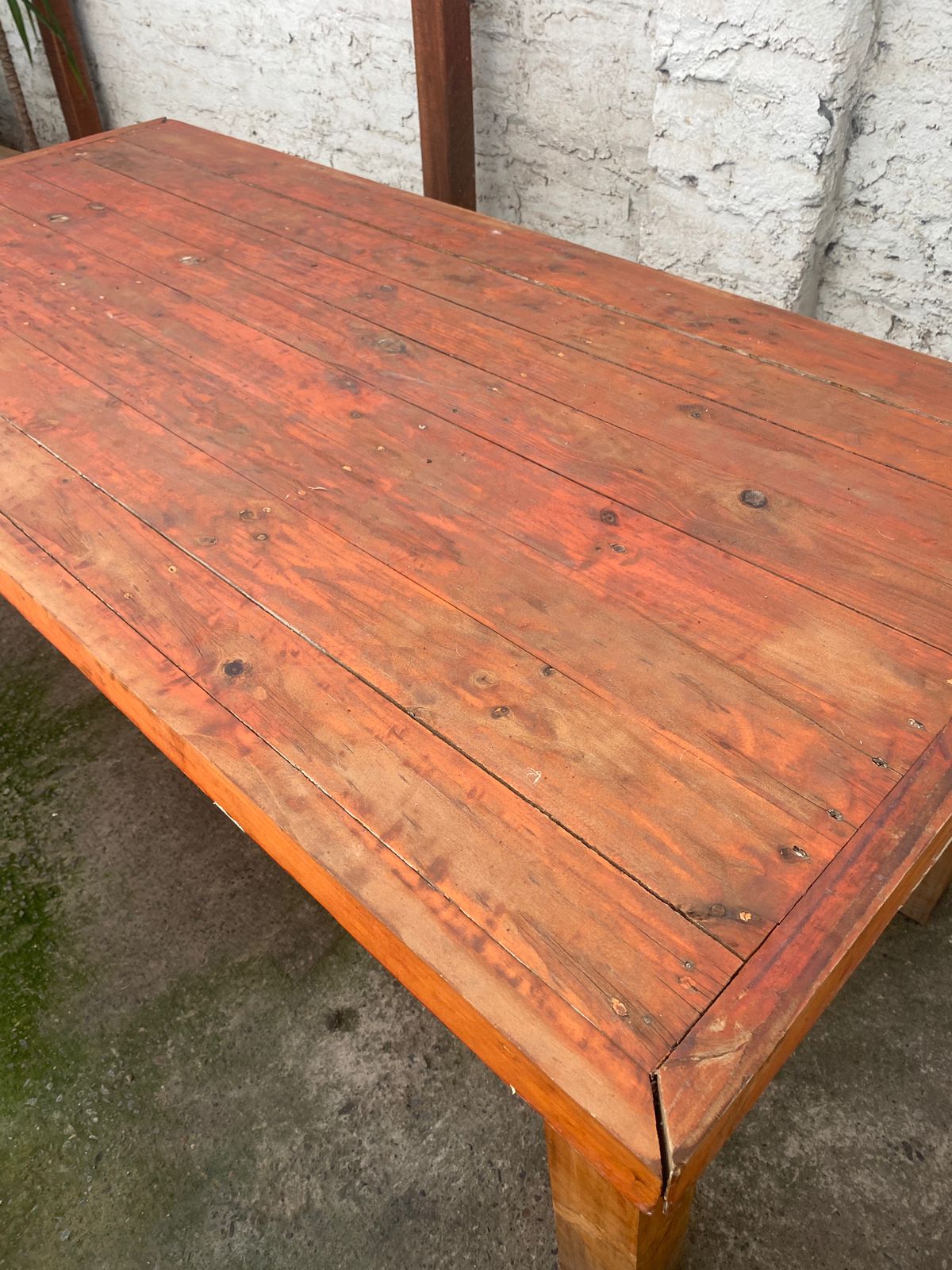 Mesa de comedor madera para terraza - Imagen 3