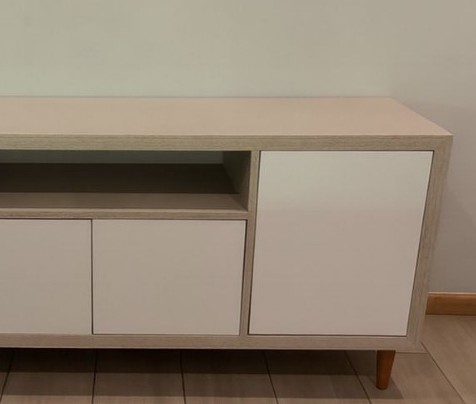 Rack TV 4 puertas madera - Imagen 4