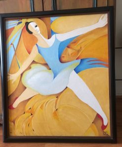 Cuadro bailarina de Lukó de Rokha