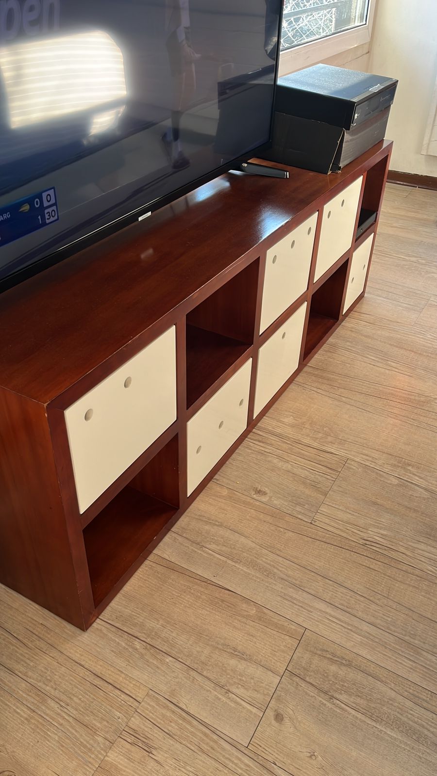 Rack TV 6 cajones blancos - Imagen 2