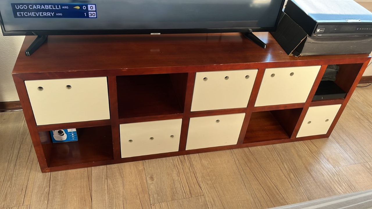 Rack TV 6 cajones blancos - Imagen 3