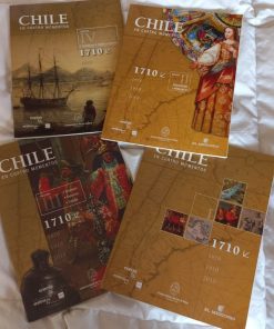 Set de 4 Libros Historia de Chile en Cuatro Momentos