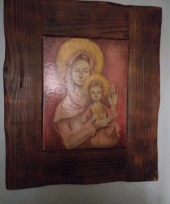Cuadro Virgen con el niño artista Alfredo Molina