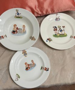 Set 3 platos de loza infantil Thomas Hughes & Sons Ltd