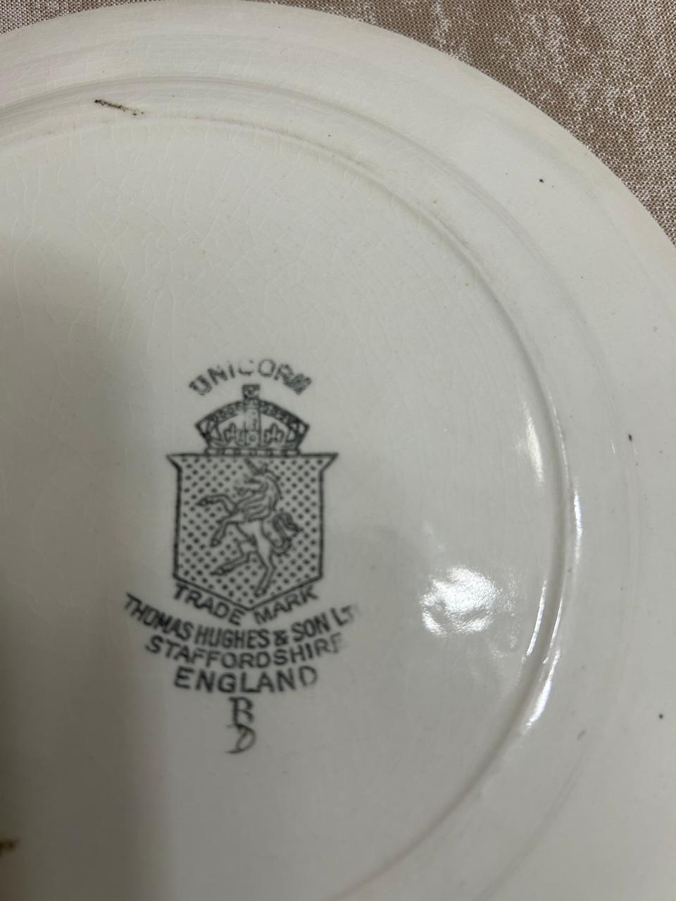Set 3 platos de loza infantil Thomas Hughes & Sons Ltd - Imagen 5
