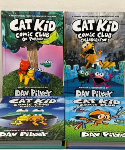 Set 4 libros Cat Kid