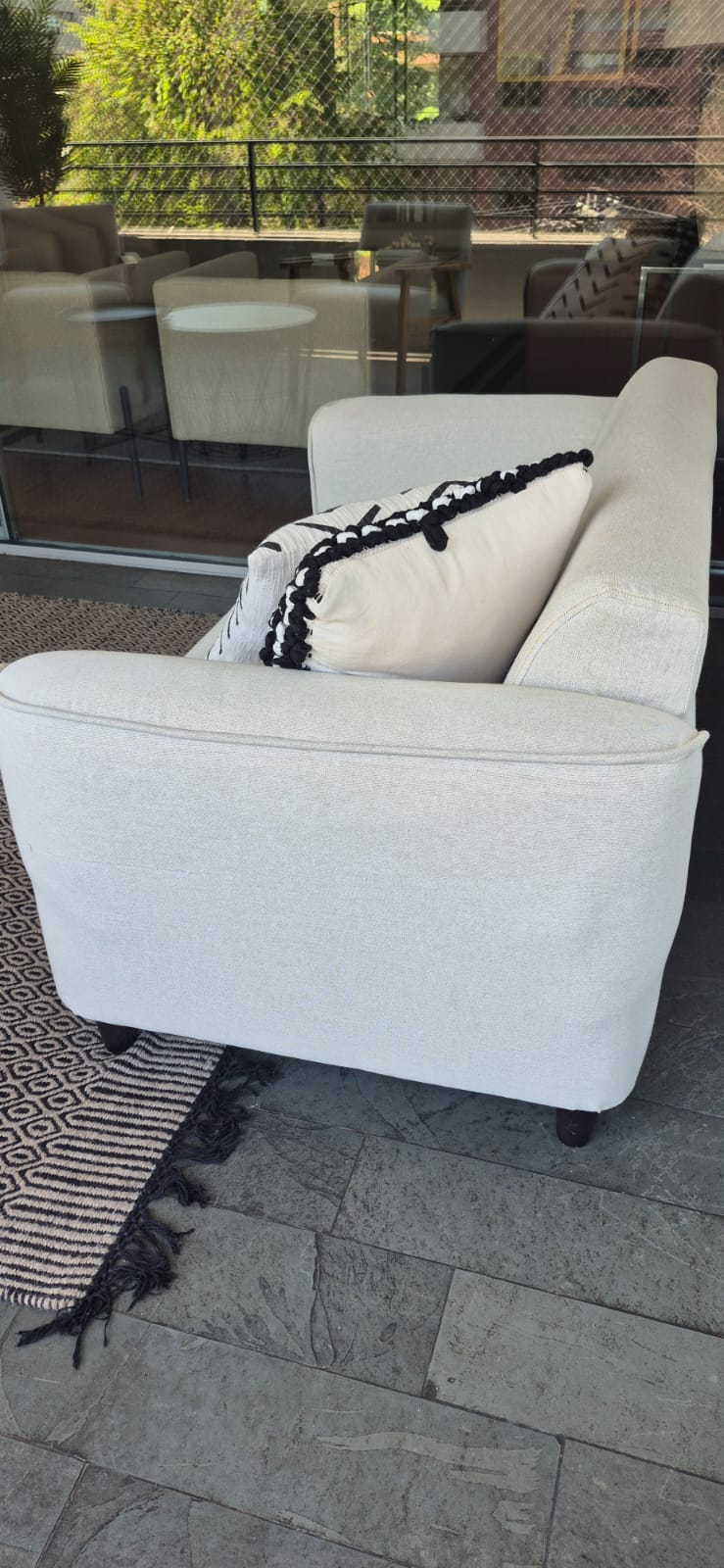 Juego de living 3 piezas beige Le Cotonier - Imagen 5