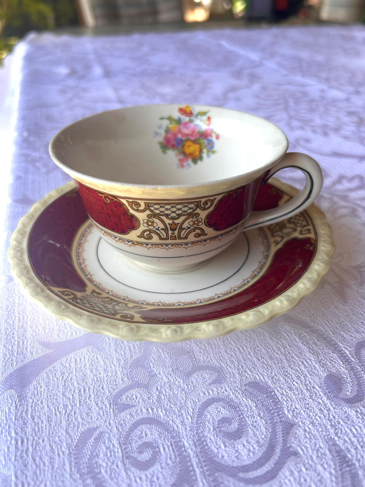 Juego de té porcelana inglesa MYOTT Staffordshire 8 puestos - Imagen 2