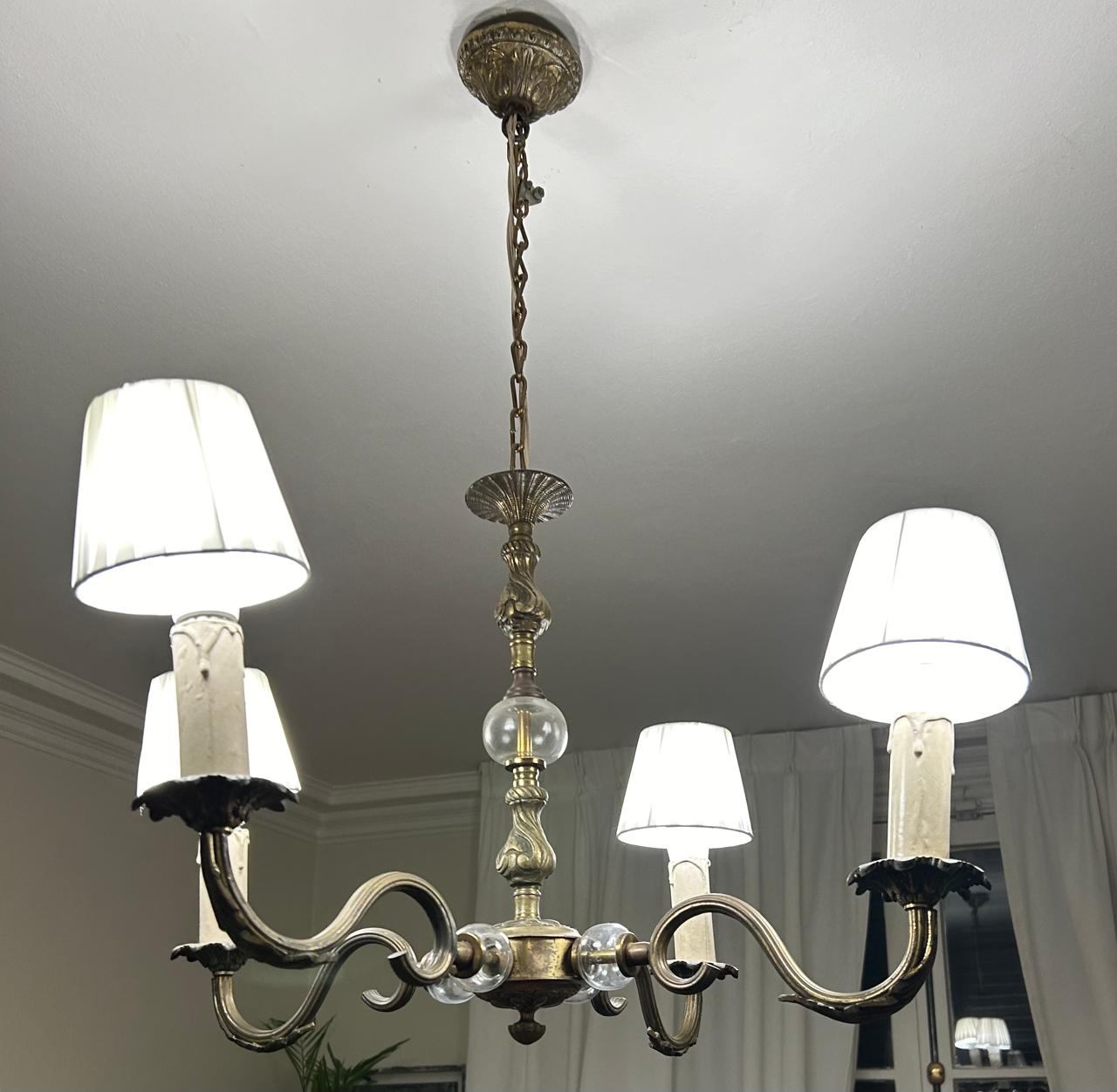 Lámpara de techo 4 luces bronce - Imagen 2