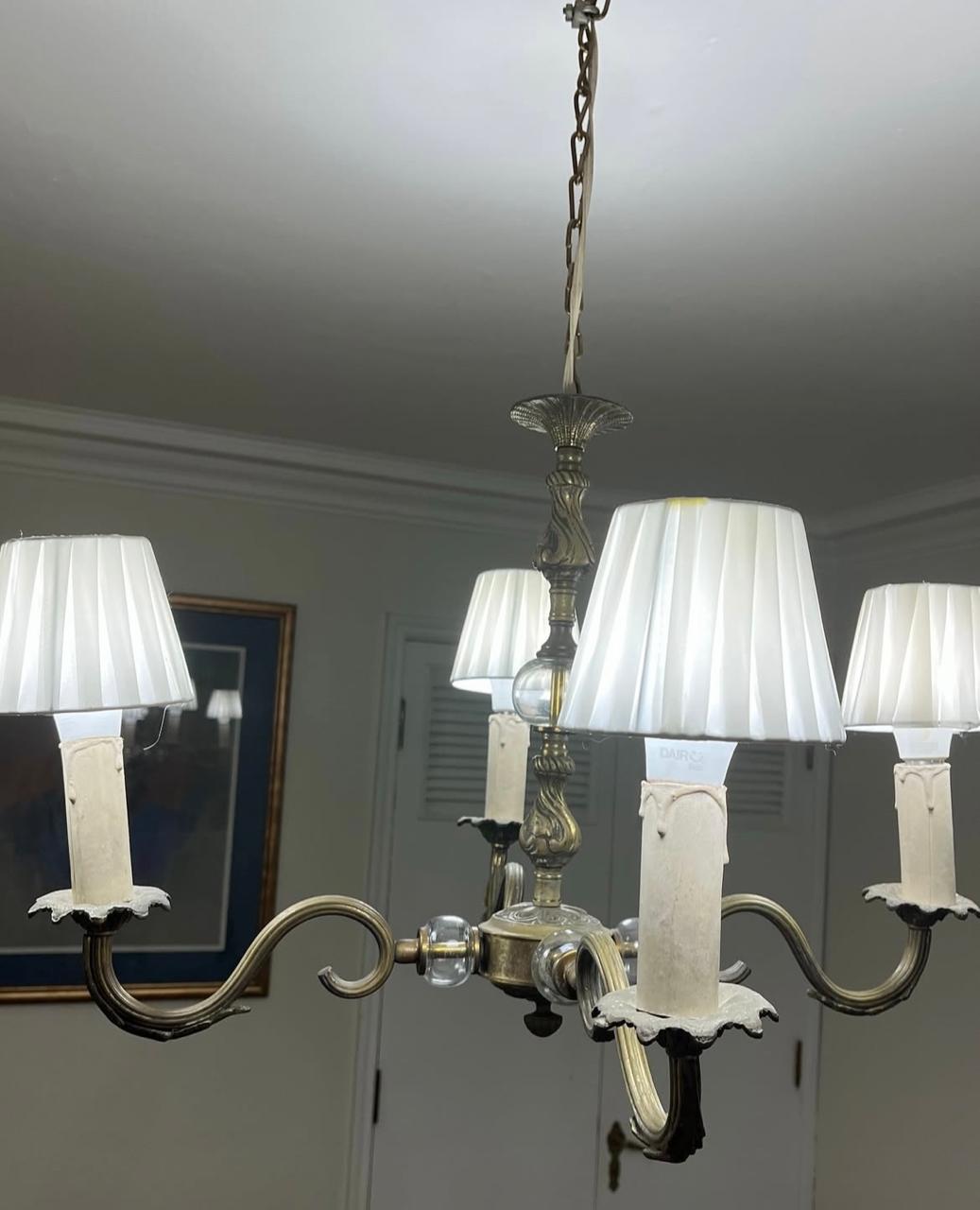 Lámpara de techo 4 luces bronce - Imagen 3