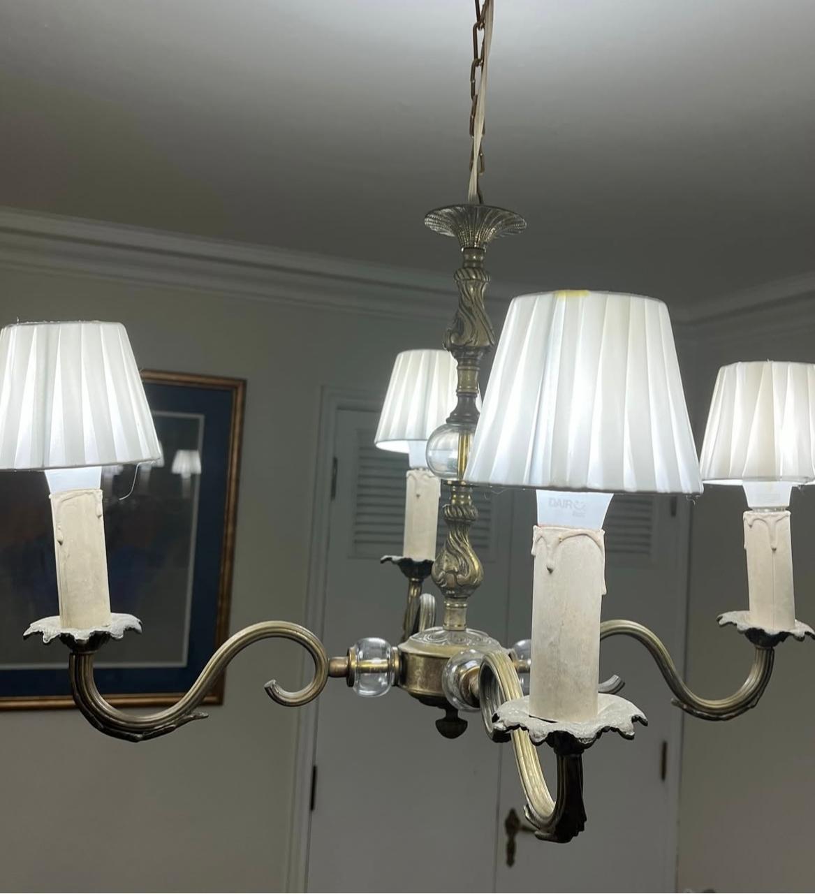 Lámpara de techo 4 luces bronce - Imagen 6