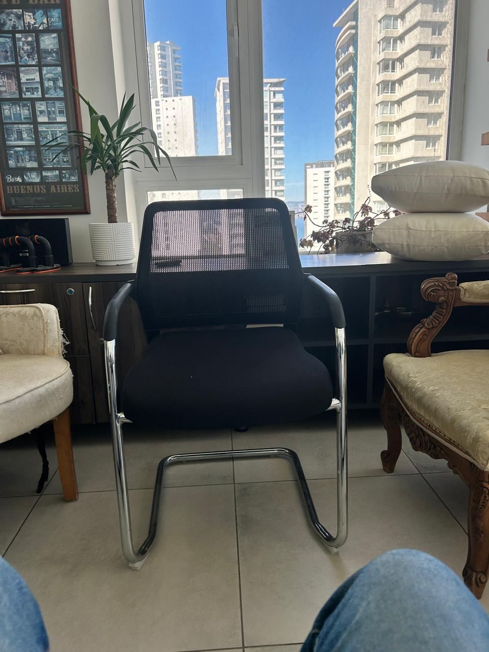 Par sillas de visita Queen