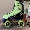 Patines 4 ruedas KRF Retro Fashion lima con negro