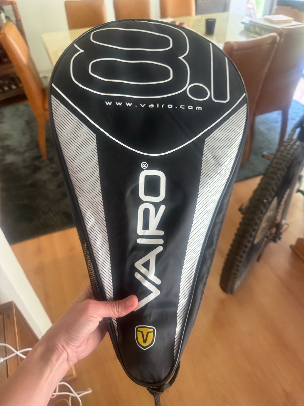 Pala de pádel Vairo Carbón 9.1 mujer + funda - Imagen 2