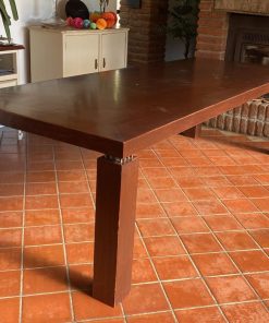 Mesa de comedor 10 puestos madera enchapada