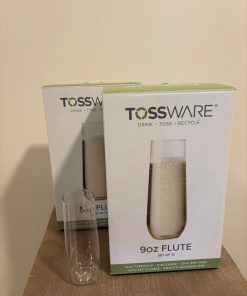 Set 24 vasos flauta, 2 cajas en total