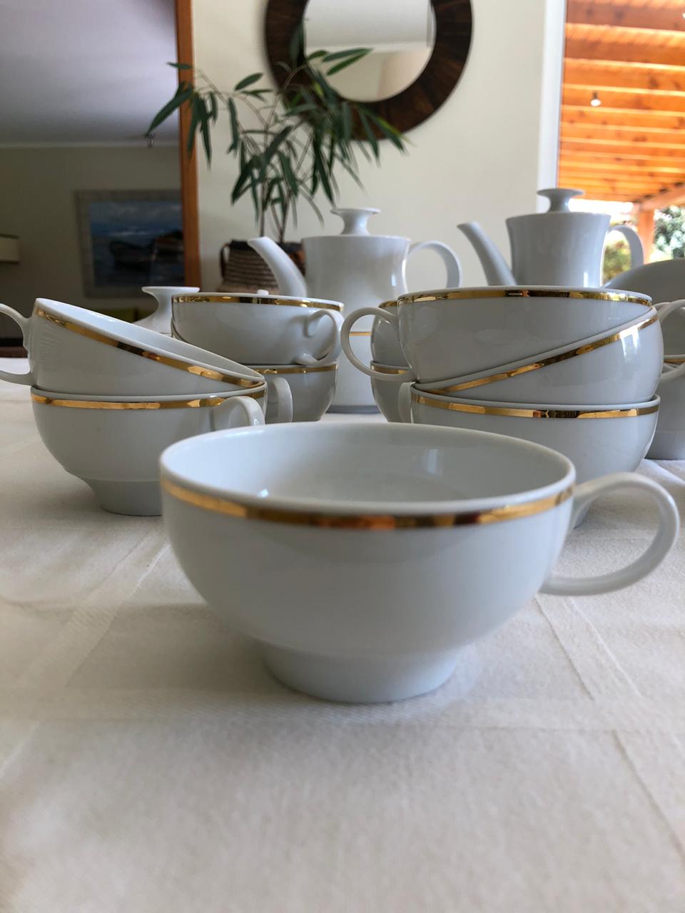 Juego de té y café Florencia ribete dorado - Imagen 12