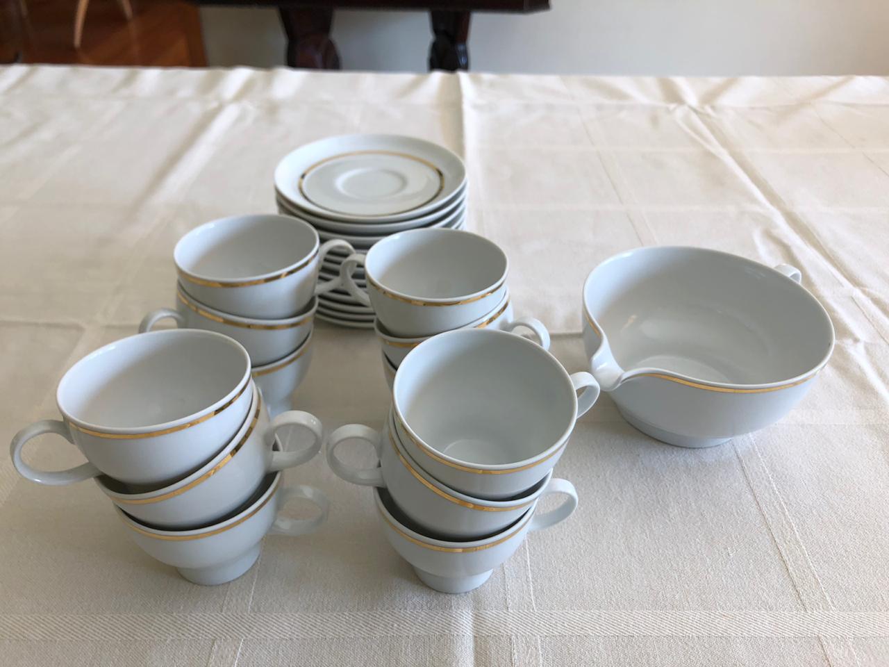 Juego de té y café Florencia ribete dorado - Imagen 16