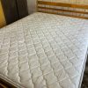 Cama marquesa 2 plazas madera con colchón