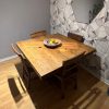 Juego de comedor madera nativa cipres con 4 sillas