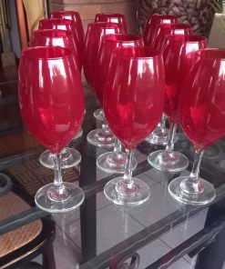 Juego de 12 copas de vidrio Basement Home
