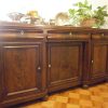 Buffet de madera caoba 3 puertas y 3 cajones