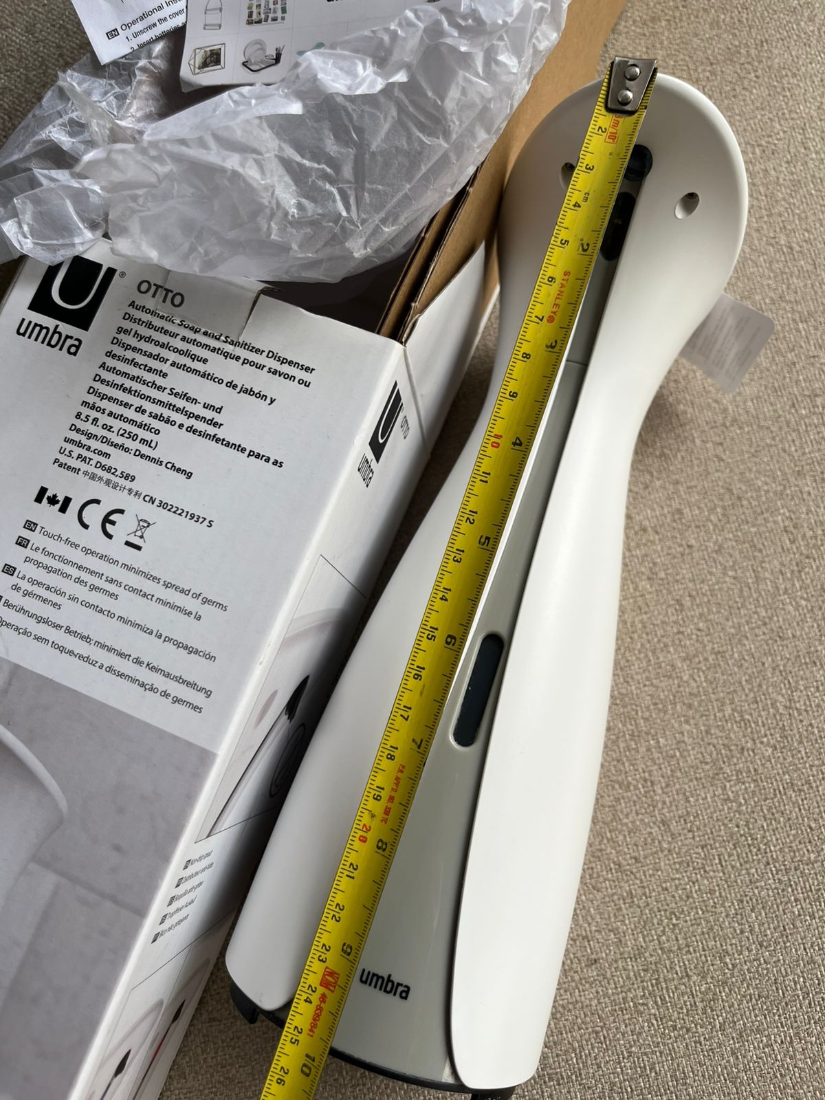 Dispensador de jabón con sensor Otto - Imagen 5