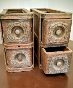 Cajones máquina de coser antigua 