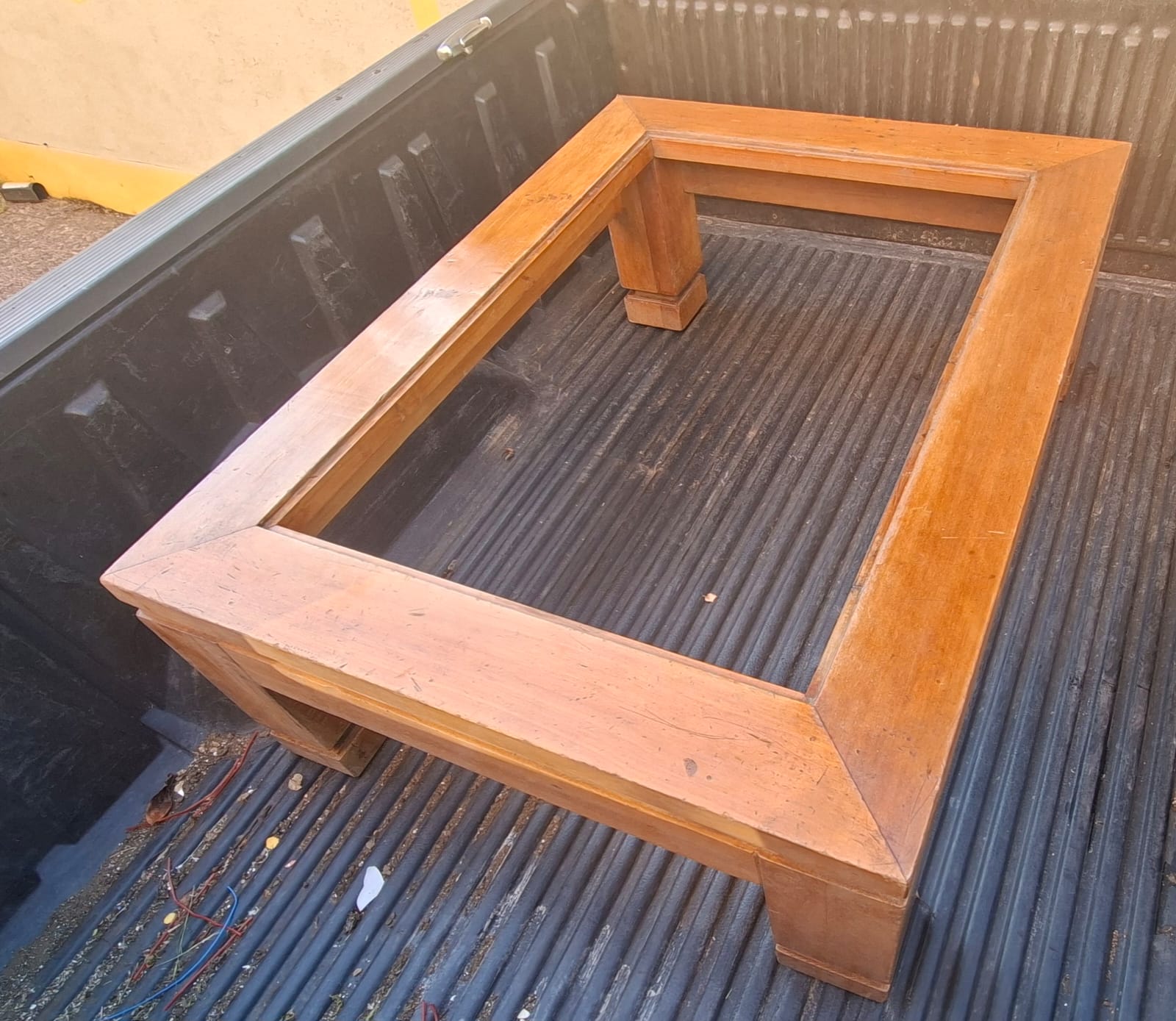 Mesa de centro madera sin vidrio - Imagen 2