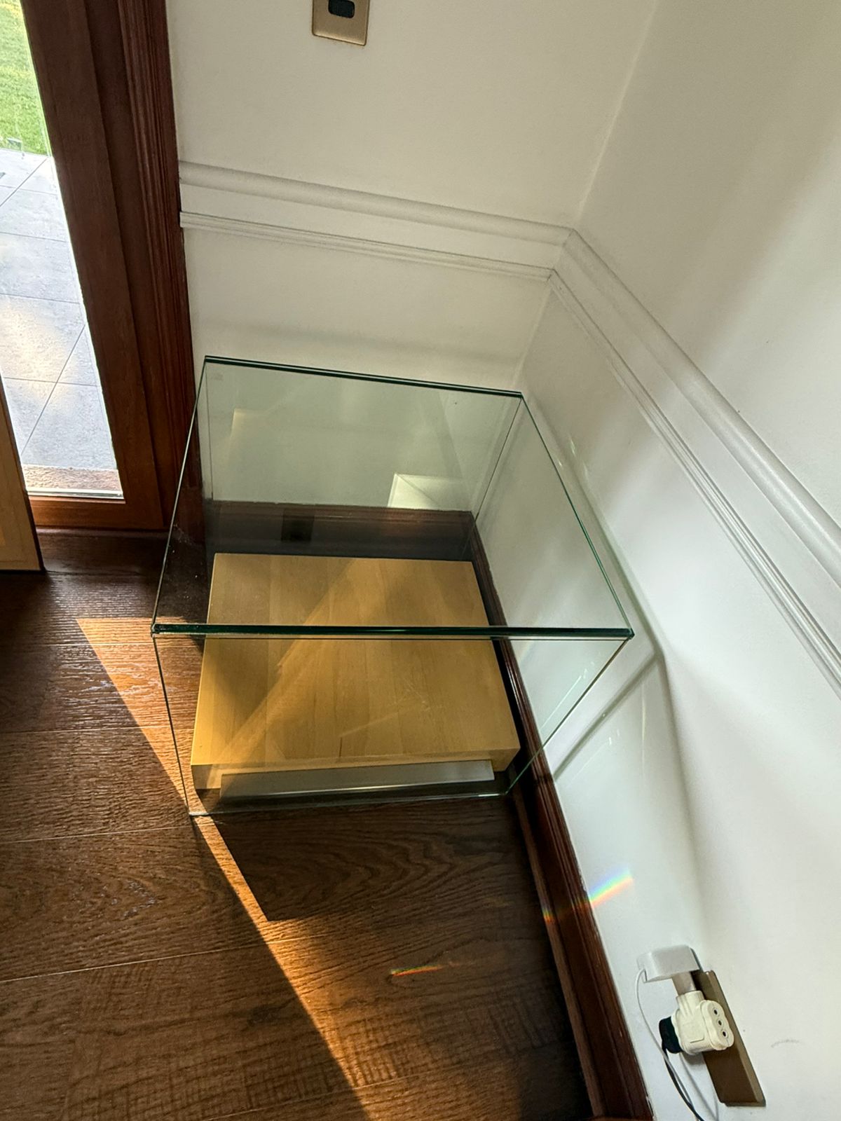 Mesa lateral vidrio templado cuadrada - Imagen 3