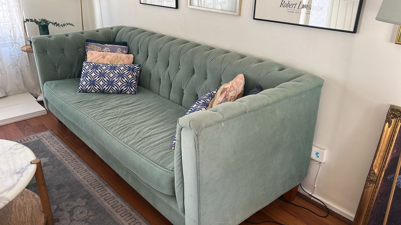 Sofá 4 cuerpos Victoria capitoné calipso Barra design - Imagen 2