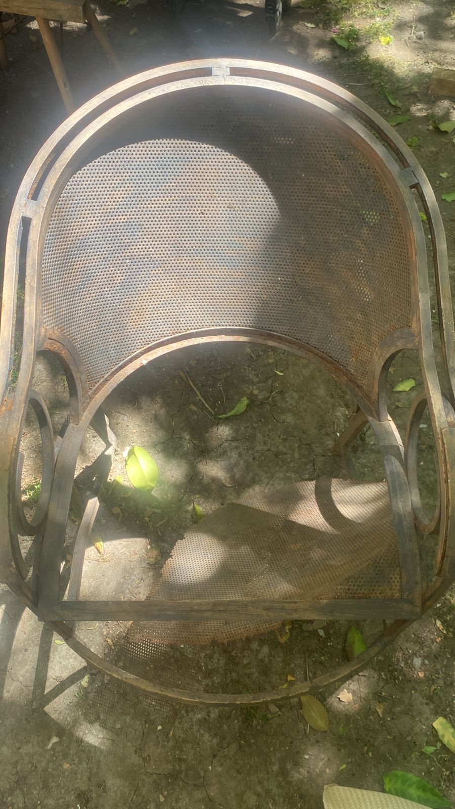 Set 4 sillas fierro para terraza - Imagen 7