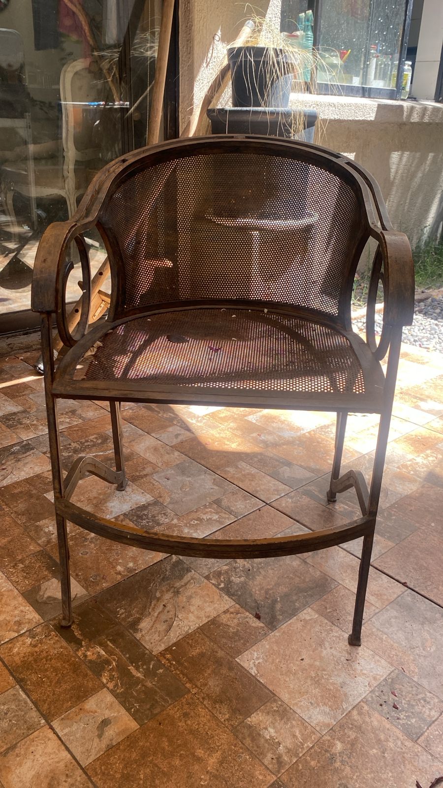 Set 4 sillas fierro para terraza - Imagen 5