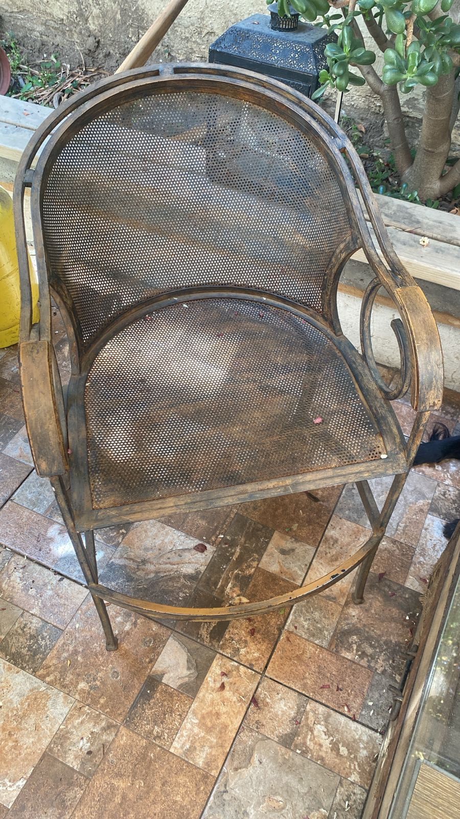 Set 4 sillas fierro para terraza - Imagen 6