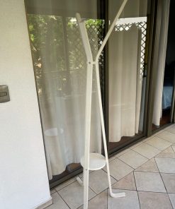 Perchero blanco triple