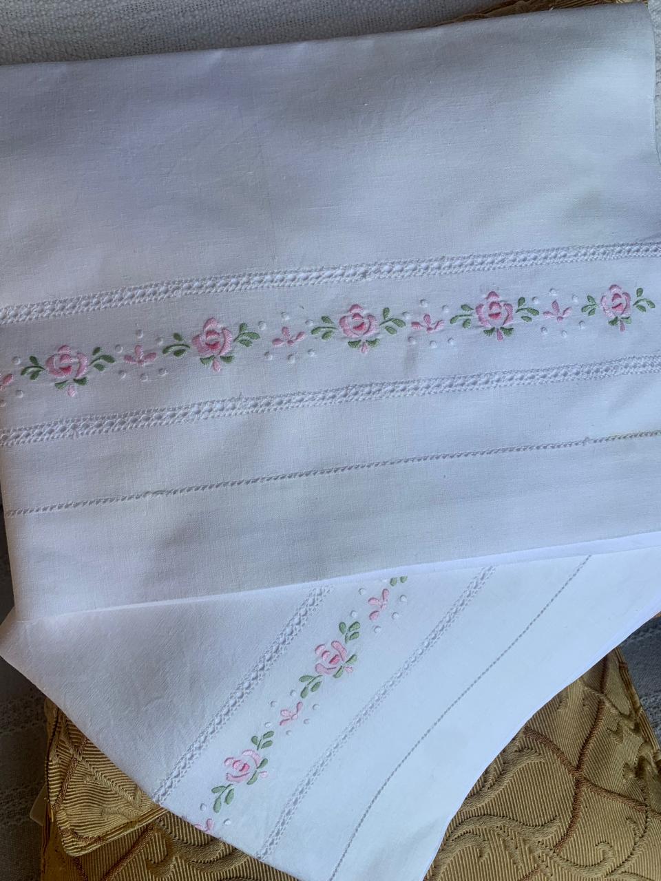 Sabanas encimeras cuna Lino