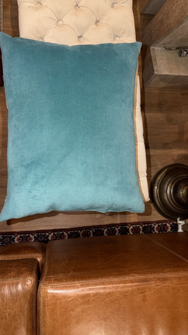 Cojín rectangular felpa patchwork - Imagen 2