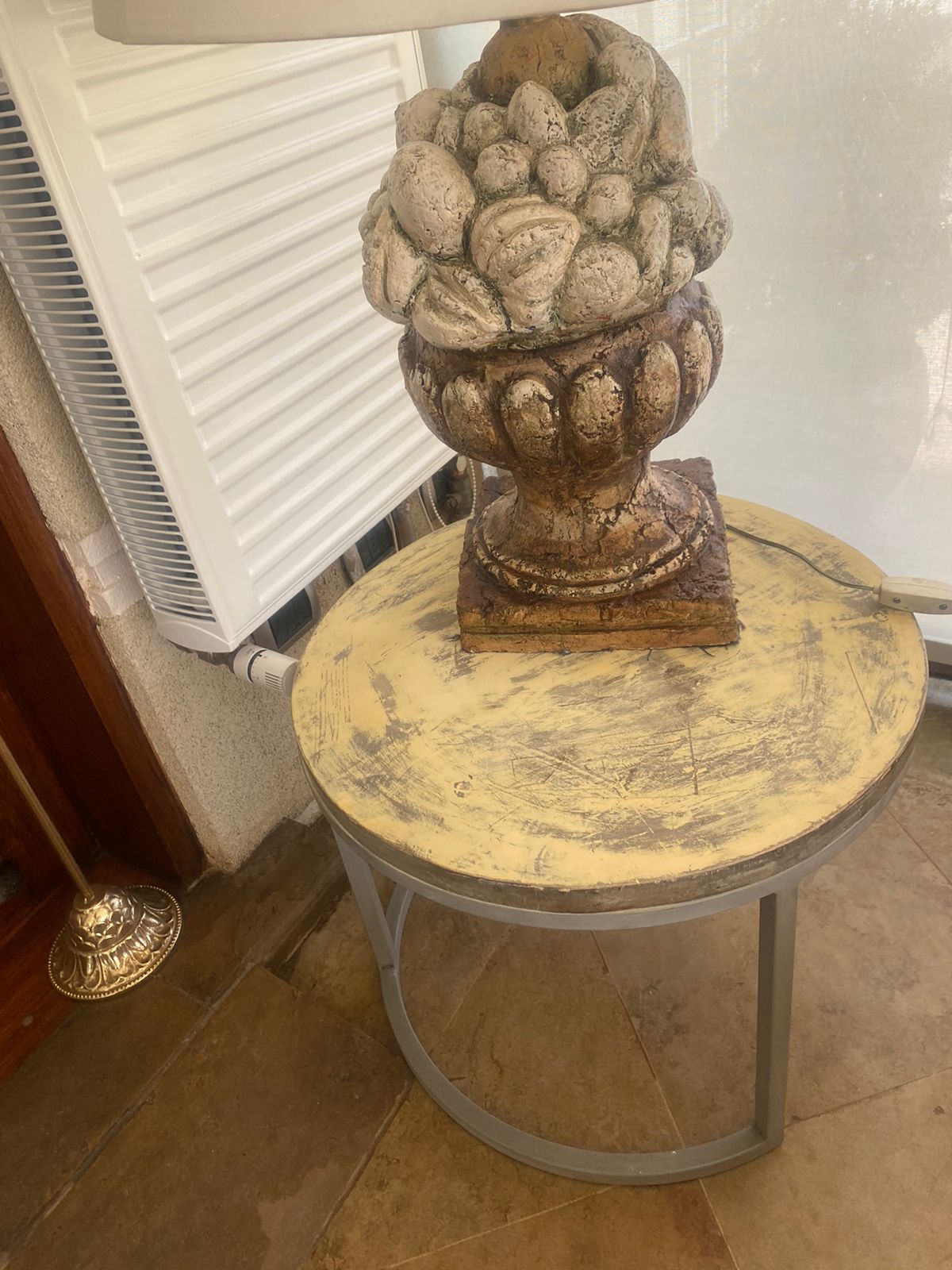 Lámpara de cerámica pintada a mano bellotas - Imagen 3