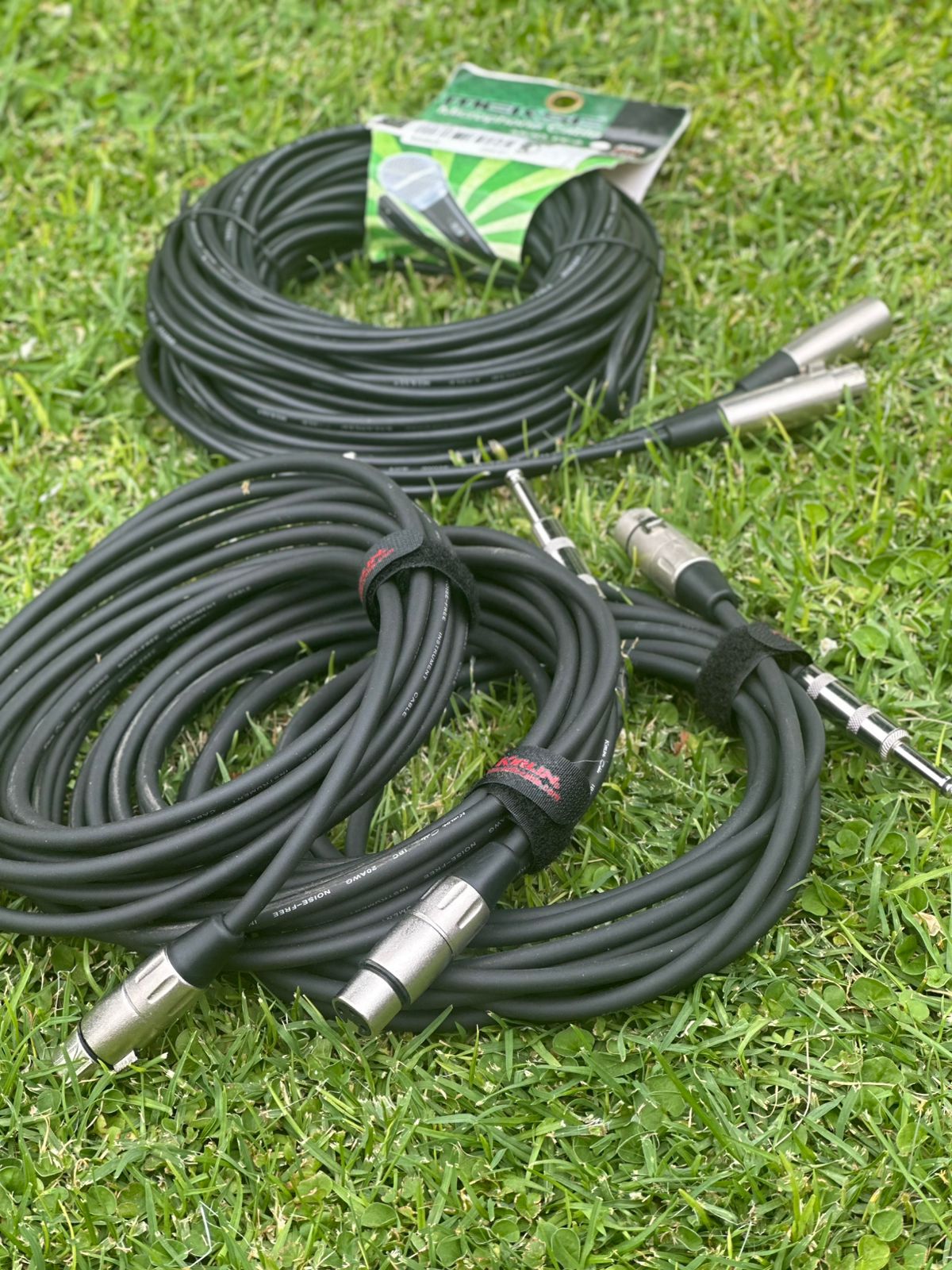 Cable de Microfono Mekse y 3 cables de instrumento Kirlin - Imagen 3
