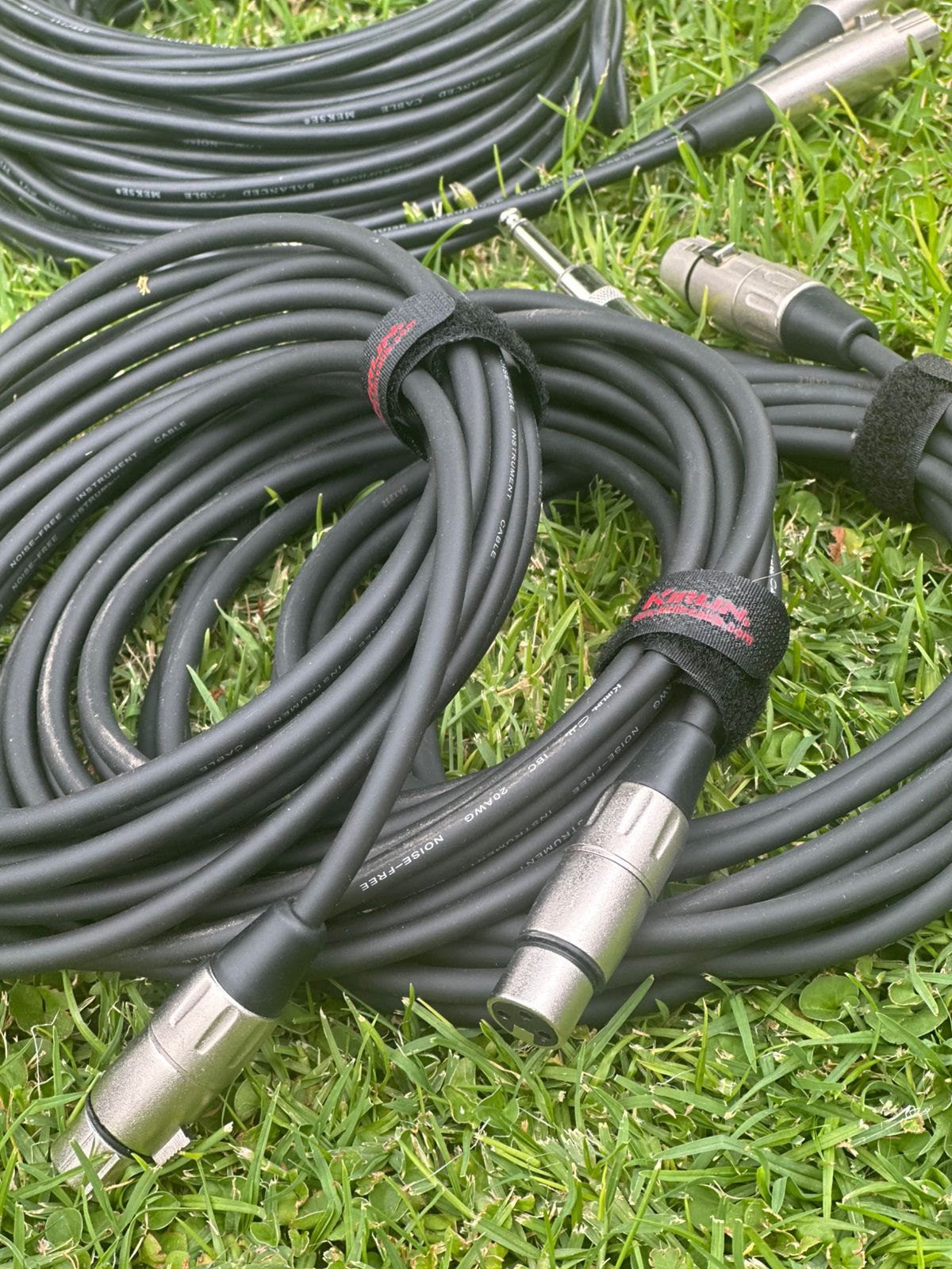 Cable de Microfono Mekse y 3 cables de instrumento Kirlin - Imagen 5