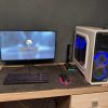 Pc gamer blanco con Monitor