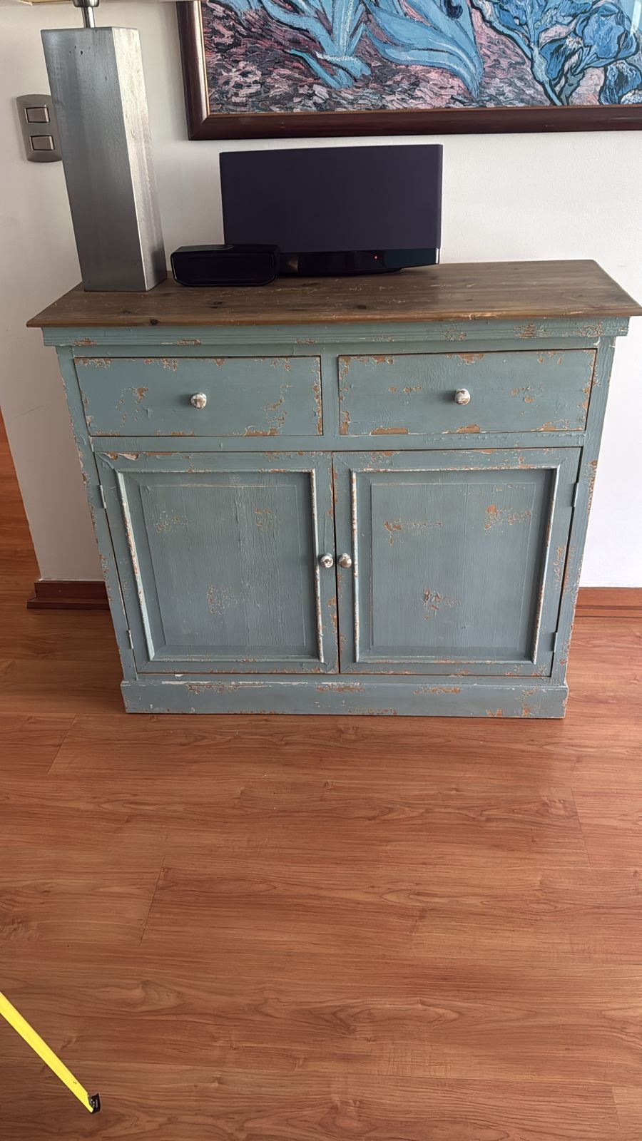 Buffet alacena 2 cajones estilo campesino - Imagen 3