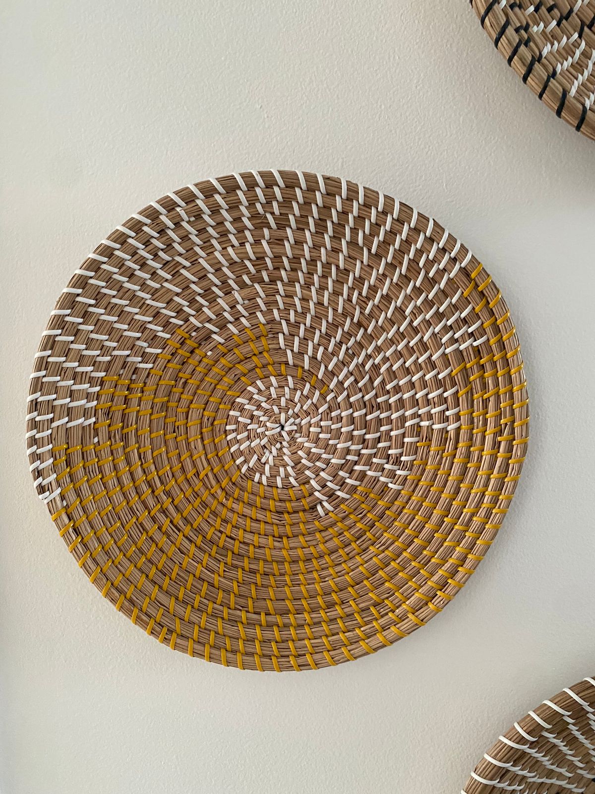 Set 5 adornos tejidos fibra natural Amoble - Imagen 9