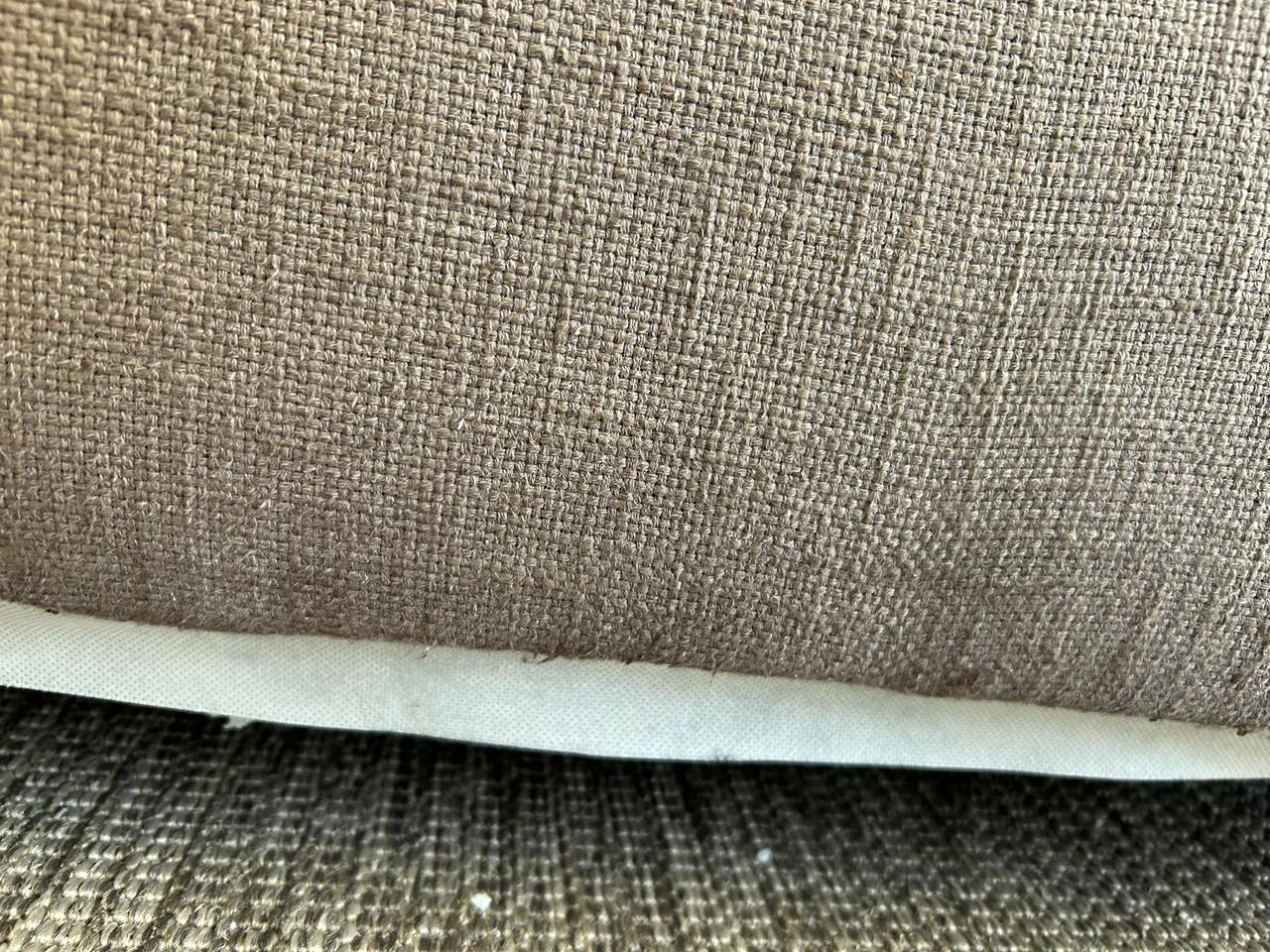 Sofá 2 cuerpos tela café moro - Imagen 2