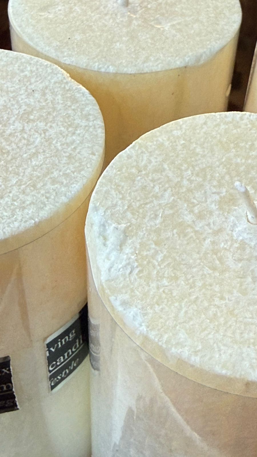 Set de 4 velas aromáticas con bandeja cerámica - Imagen 3