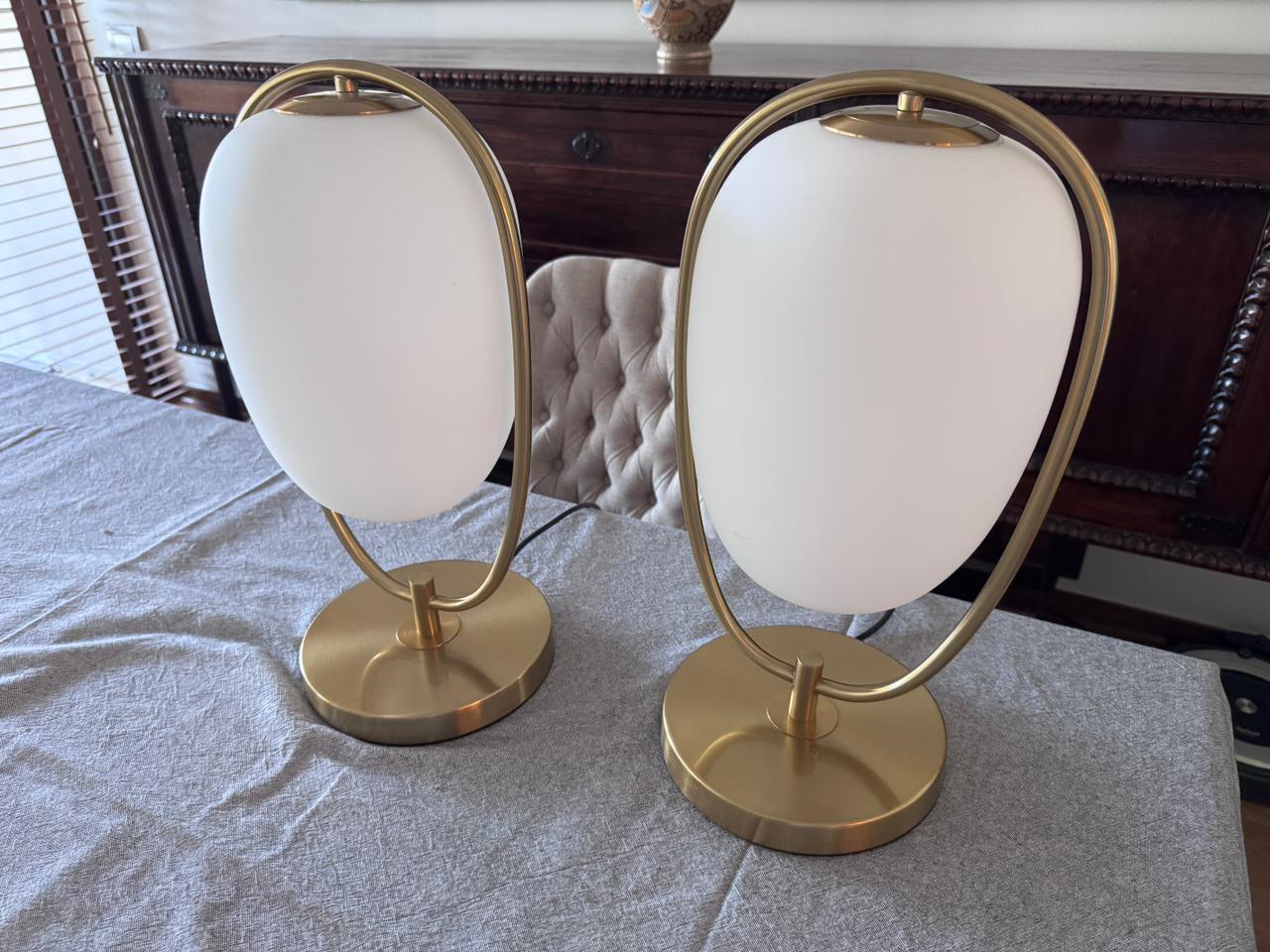 Par de lámparas mesa Siena Led Studio