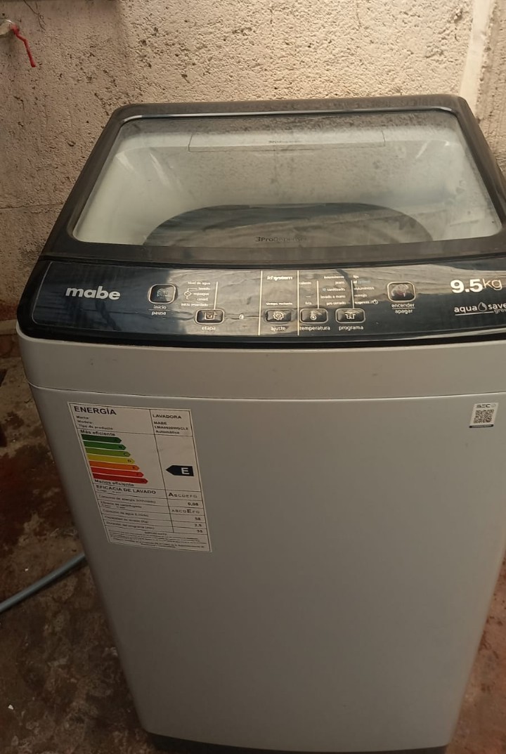 Lavadora carga superior Mabe 9.5 kg
