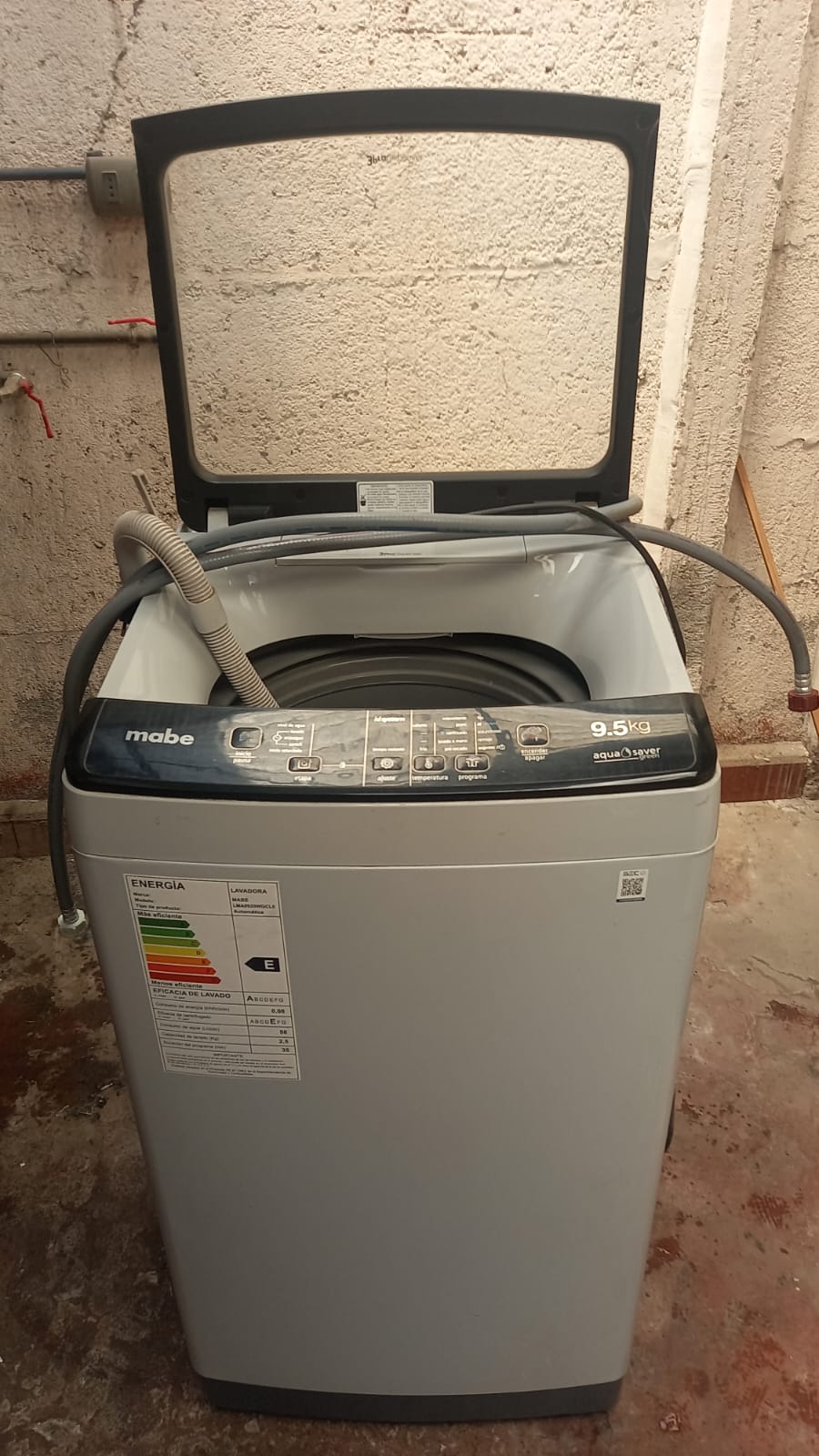 Lavadora carga superior Mabe 9.5 kg - Imagen 5